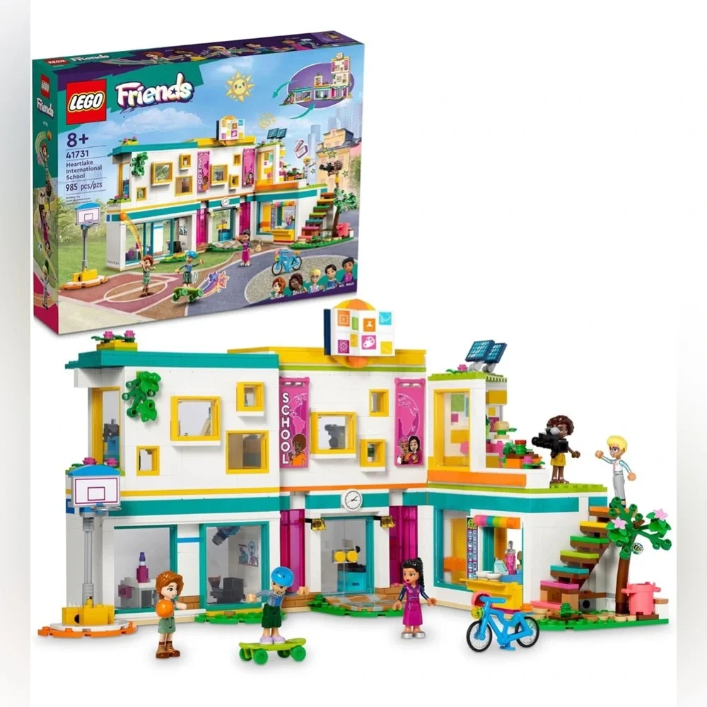 LEGO Friends Heartlake International School 41731 & American Girl Mega Construx